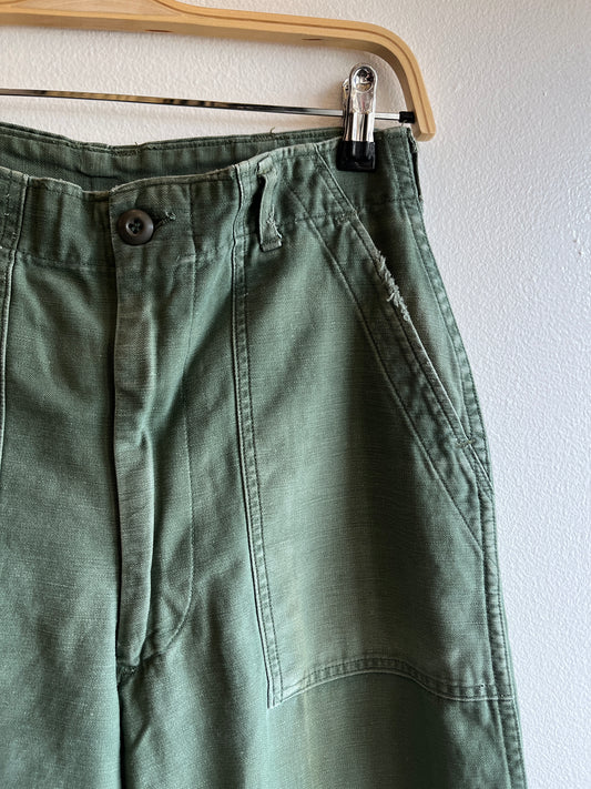 Vintage 1960’s OG-107 Military Fatigue Trousers - La Lovely Vintage
