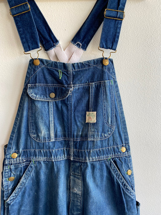 Vintage 1940/50’s Jack Rabbit Lowback Denim Overalls - La Lovely Vintage