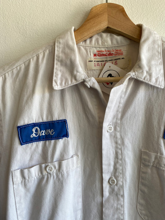Vintage 1970/80’s Volkswagen Cotton Twill Button Up Work Shirt - La Lovely Vintage