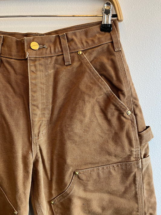 Vintage Y2K Carhartt Double Knee Canvas Work Pants