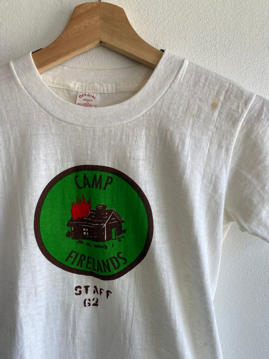 Vintage 1950’s Camp Firelands Boy Scouts T-Shirt