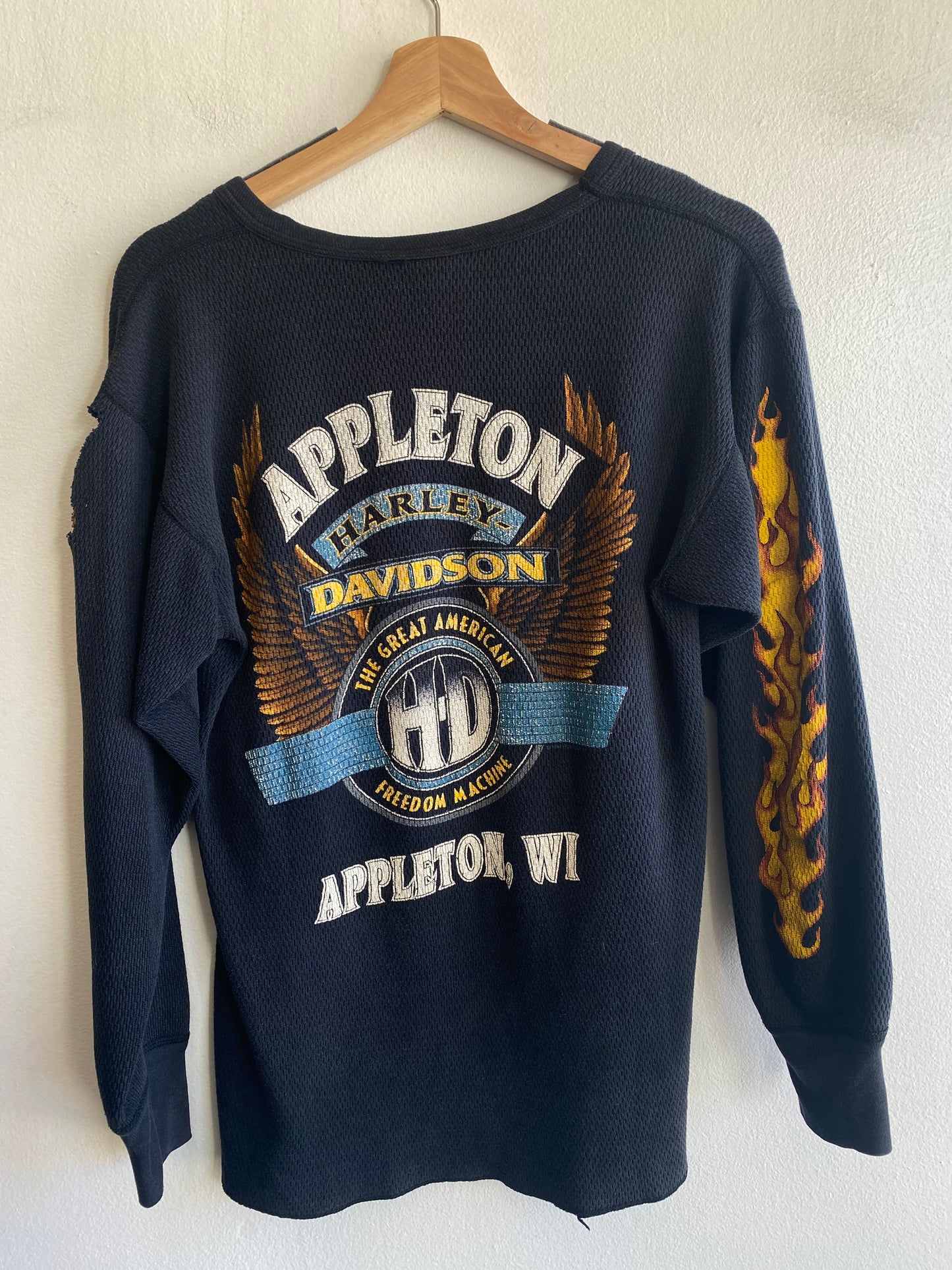 Vintage 1990’s Harley Davidson Long Sleeve Thermal Shirt