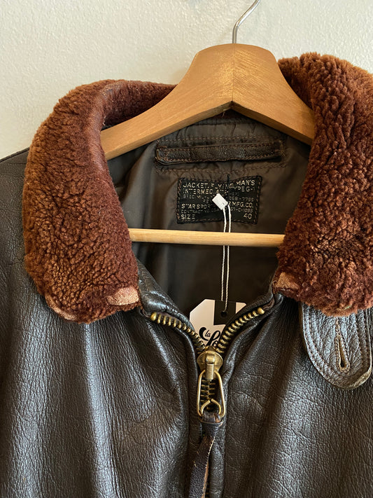Vintage 1950’s Air Force G-1 Leather bomber jacket