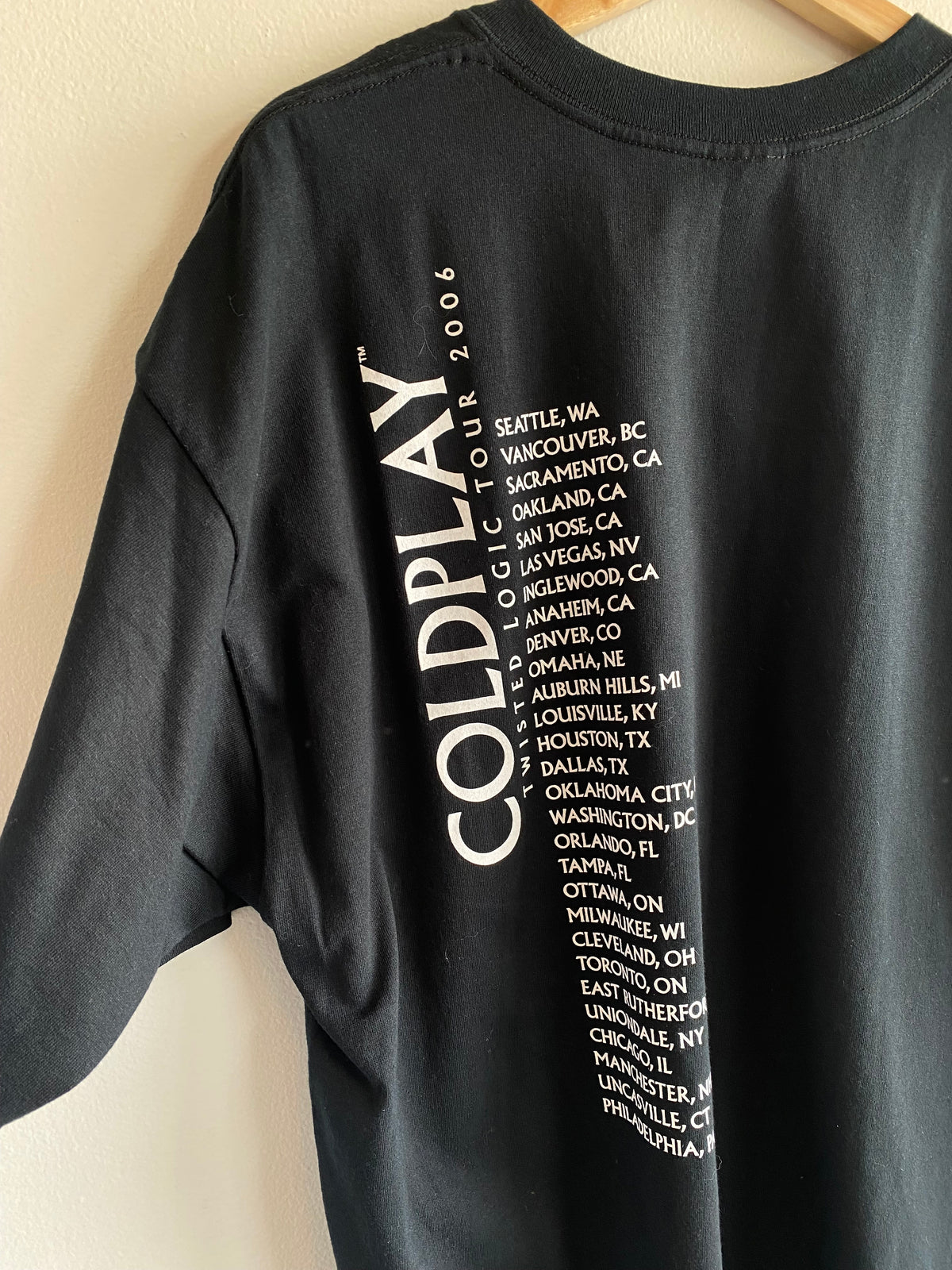 Vintage 2006 Coldplay Tour T-Shirt - La Lovely Vintage