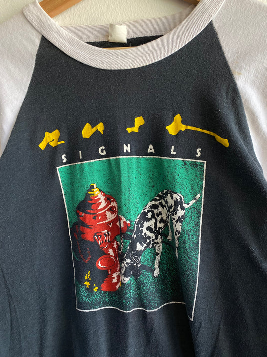 Vintage 1982 Rush 3/4 Sleeve Tour T-Shirt