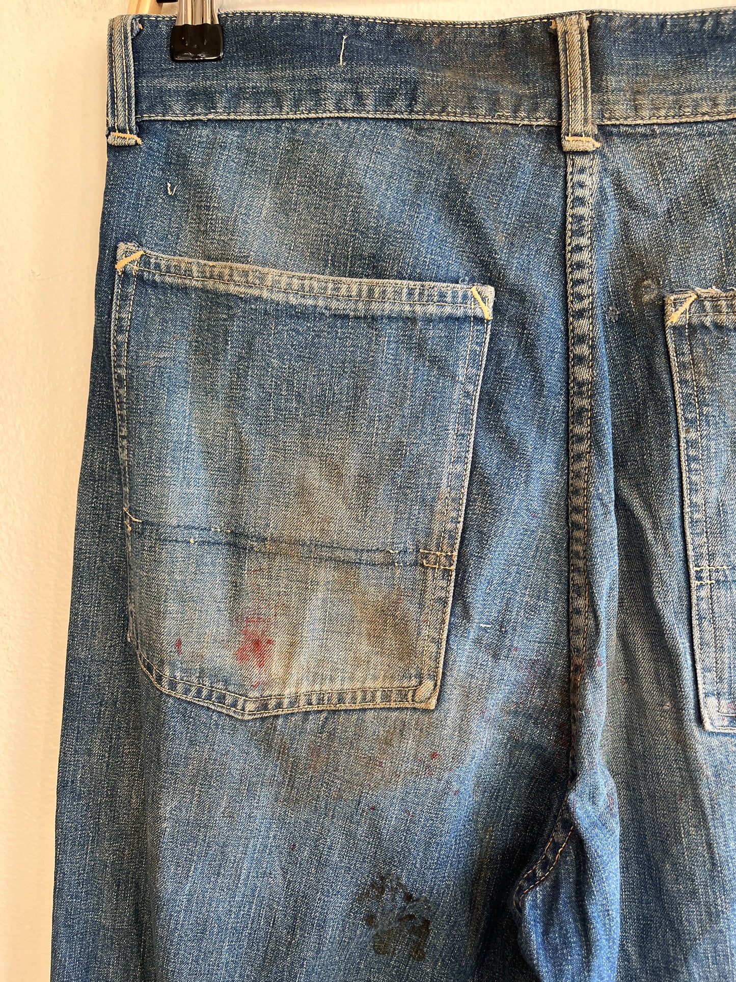 Vintage 1950’s Headlight “Headies” Flap-Pocket Denim Jeans