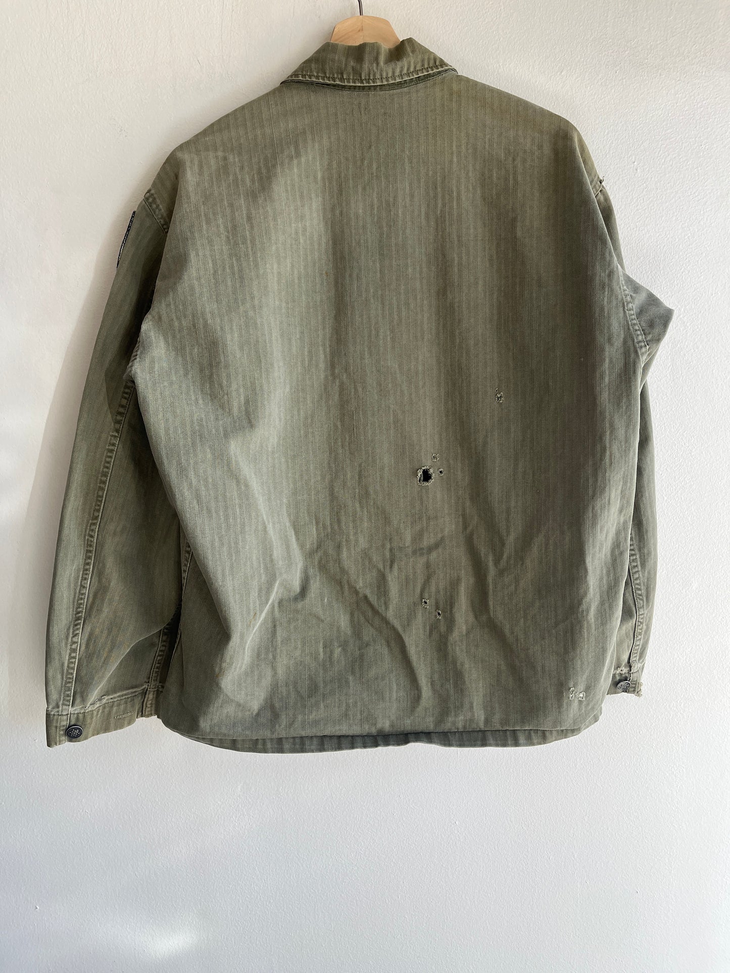 Vintage 1940/50’s U.S. Army HBT 13-Star Button Up Shirt - La Lovely Vintage