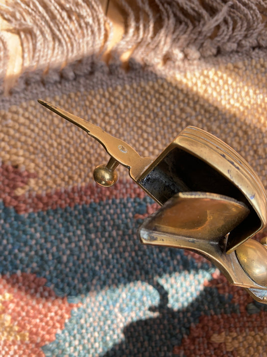 Vintage Brass Wick Trimmers/Snuffer Scissors - La Lovely Vintage