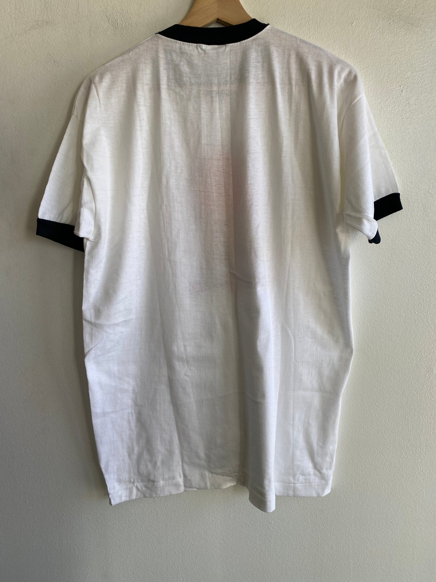 Vintage Deadstock 1970’s Champion “East Colfax Electric Co.” Ringer T-Shirt