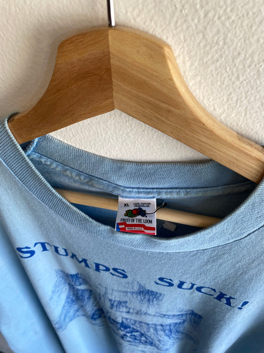 Vintage Jim Morris “Stumps Suck” t-shirt