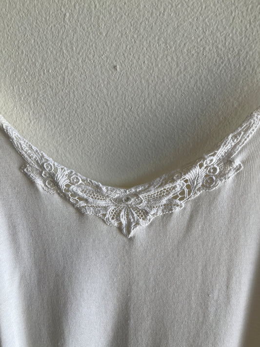 Vintage 1970’s Knit Lace Tank-Top