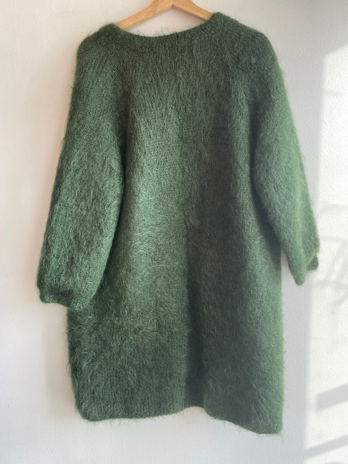 Vintage 60's Green Mohair Sweater
