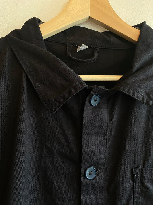 Vintage 1970’s Black French Chore Coat