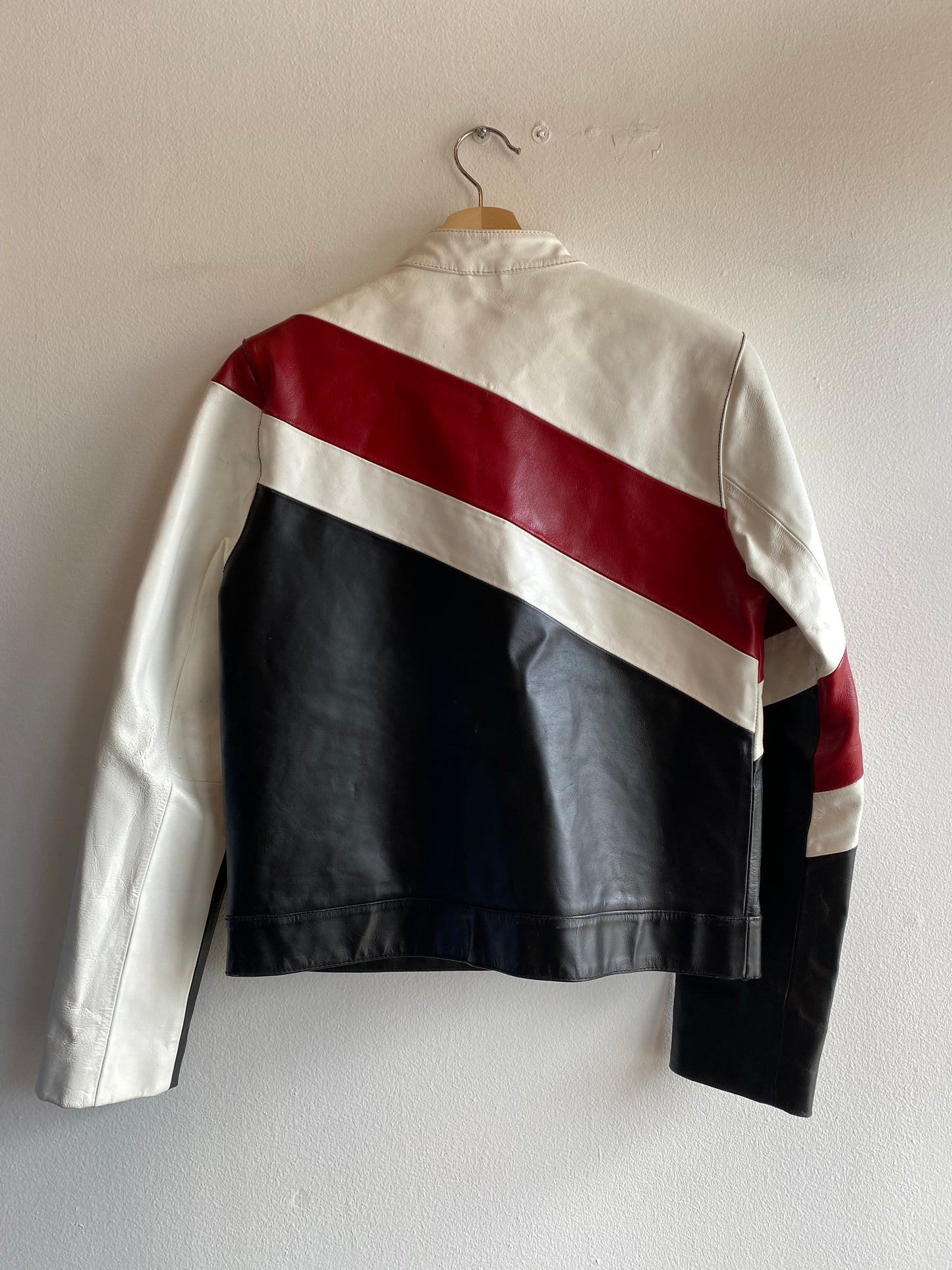 Vintage 90's Wilson's Leather Maxima Racing Style Leather Jacket