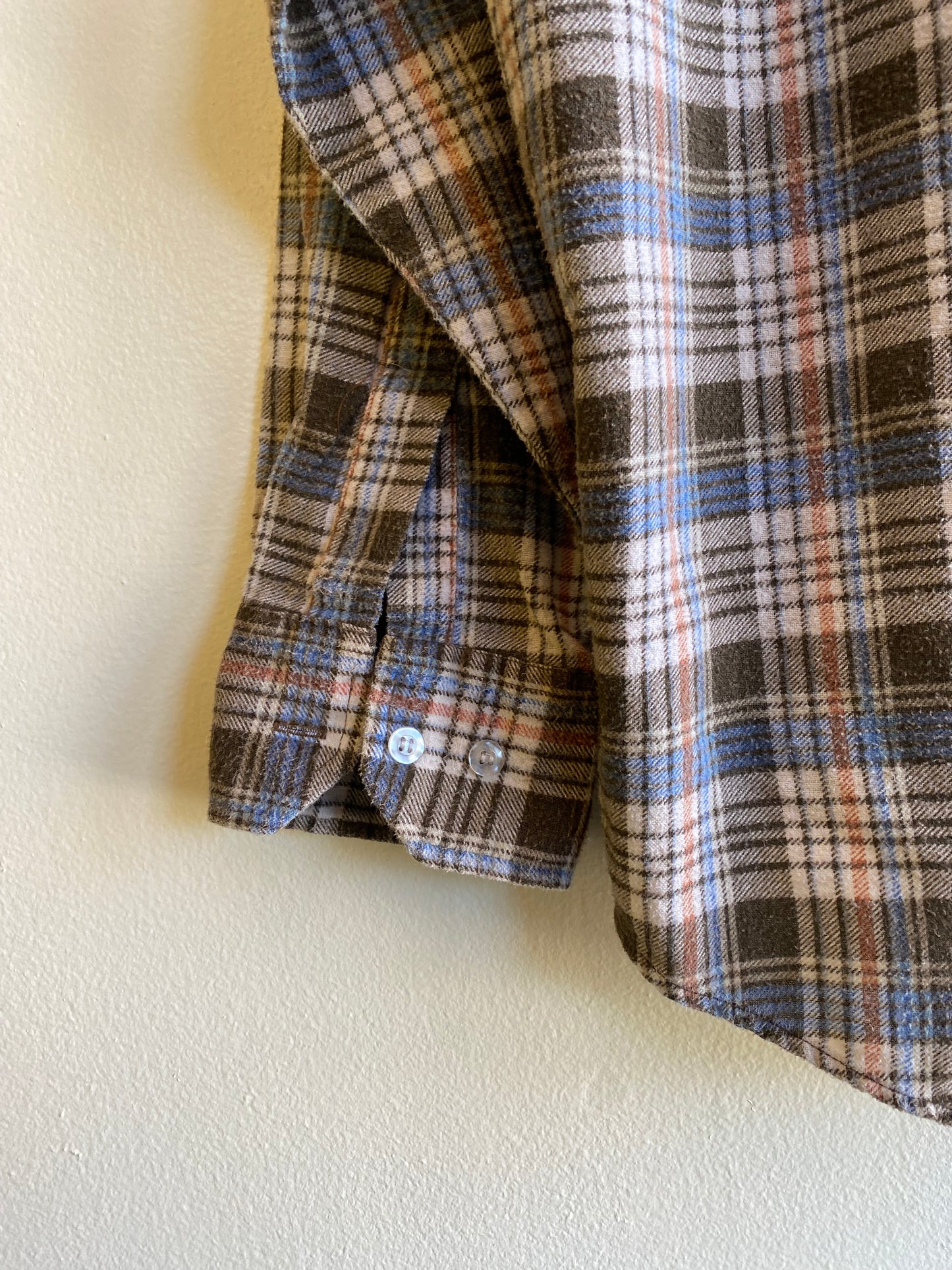Vintage 1960/70’s Lumberjack Cotton Flannel Button-Up Shirt