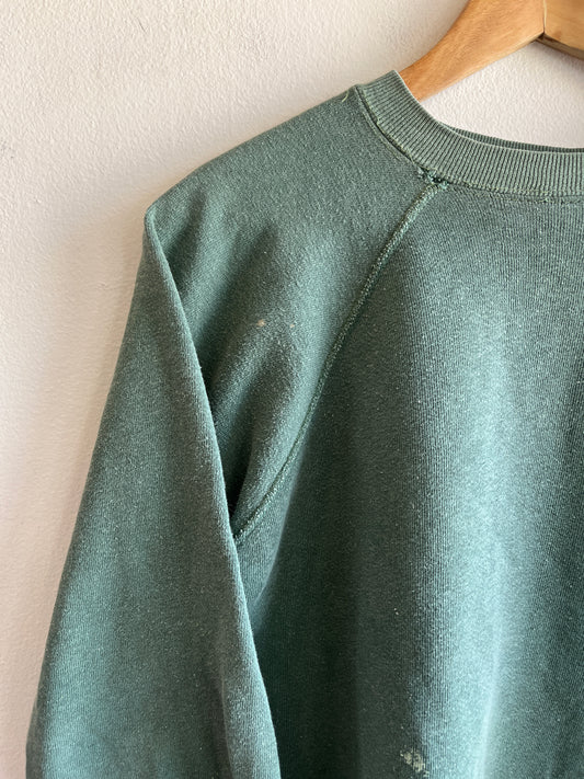 Vintage 1960/1970’s Spruce Green Crewneck Sweatshirt