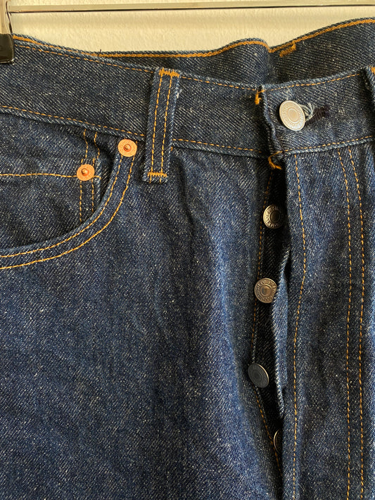 Vintage 1980’s Levi’s One-Wash 501 Denim Jeans - La Lovely Vintage