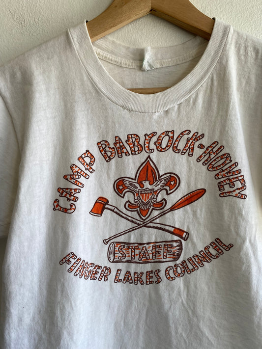 Vintage 1950’s Camp Babcock-Hovey Boy Scouts T-Shirt
