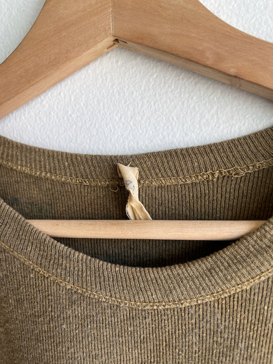 Vintage 1950’s Military Issue Olive Thermal Shirt