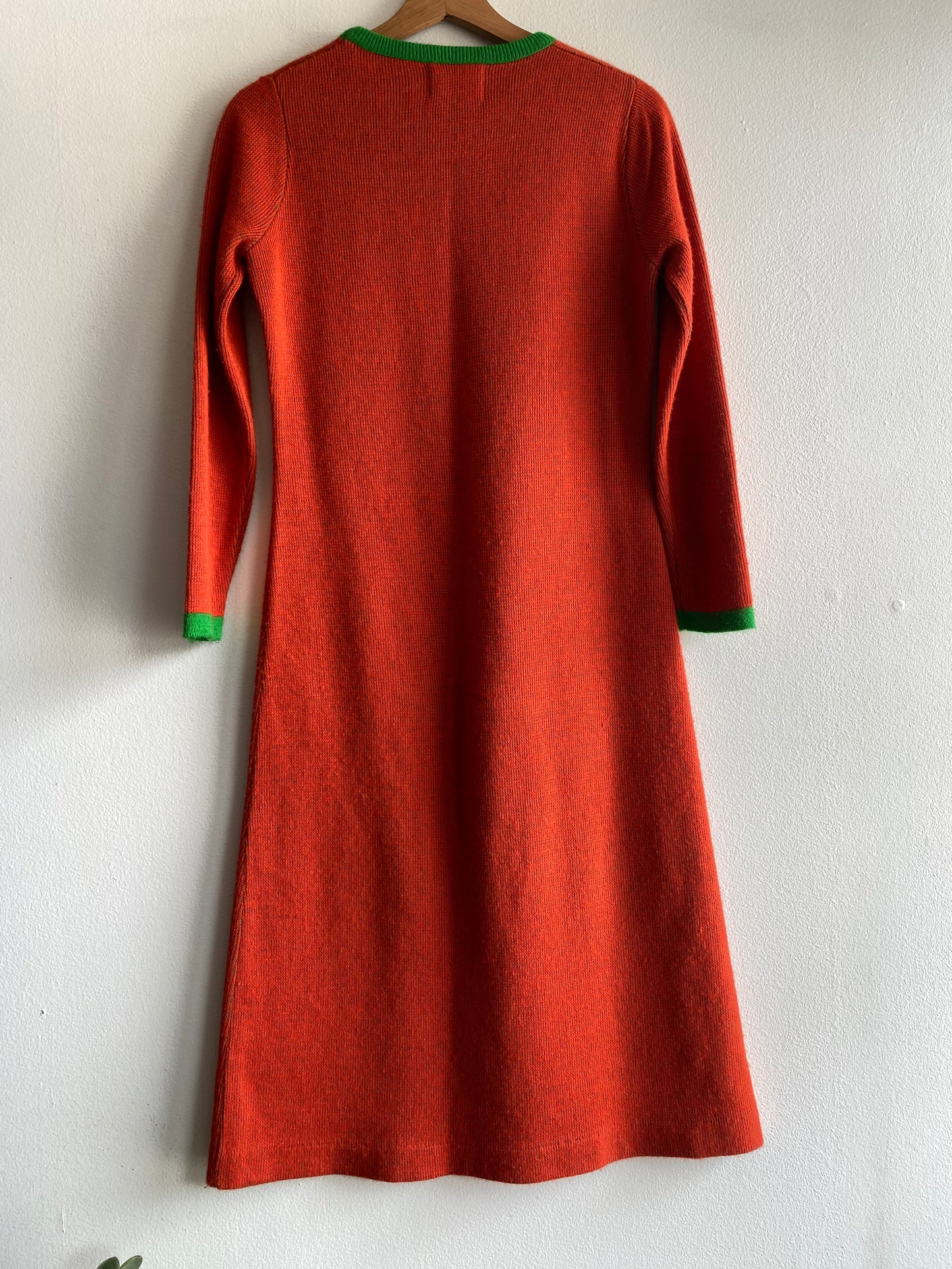 Vintage 60's Orange Fruit Novelty Sweater Dress - La Lovely Vintage