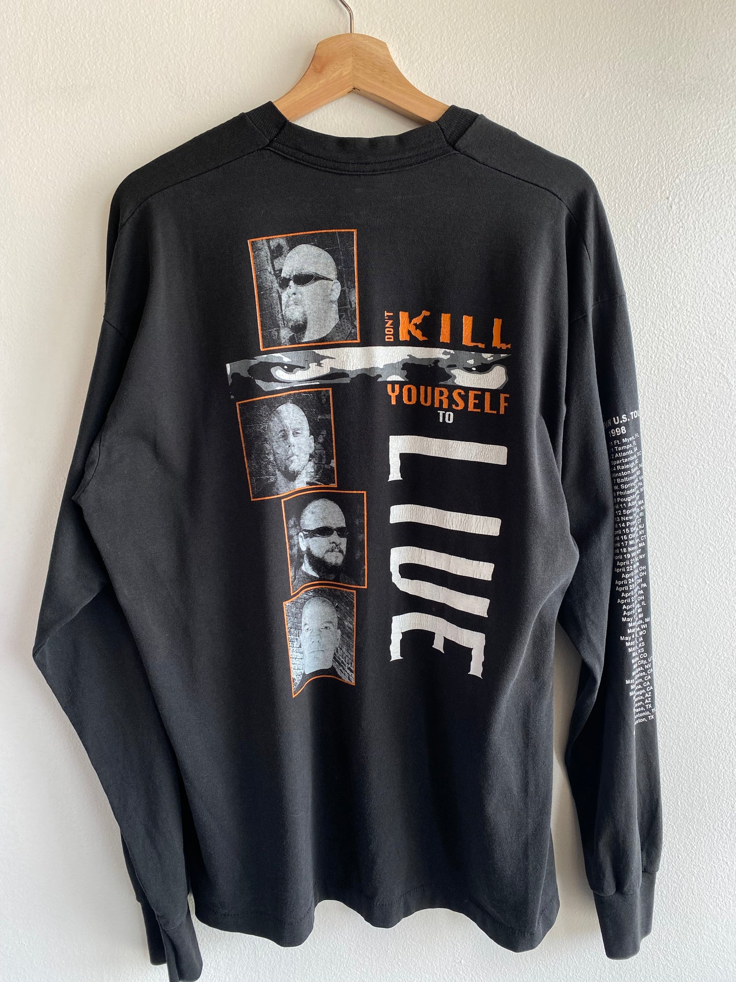 Vintage 1998 Pro-Pain Longsleeve Tour T-Shirt