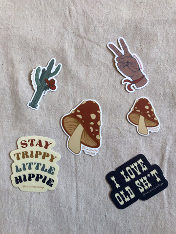 La Lovely Vintage Die-Cut Stickers