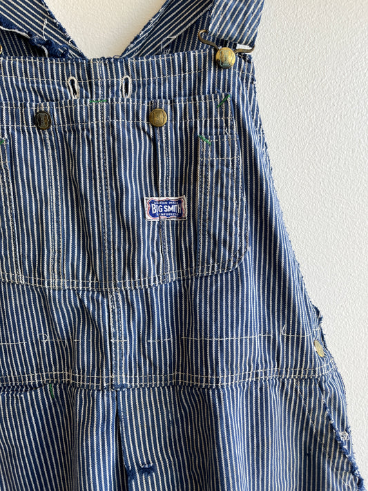 Vintage 1960’s Big Smith Hickory Stripe Denim Overalls