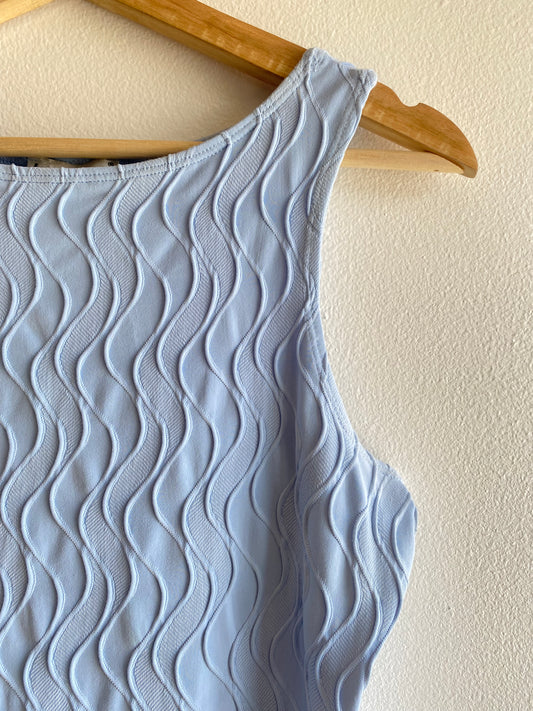 Vintage Y2K baby blue Bebe tank - La Lovely Vintage