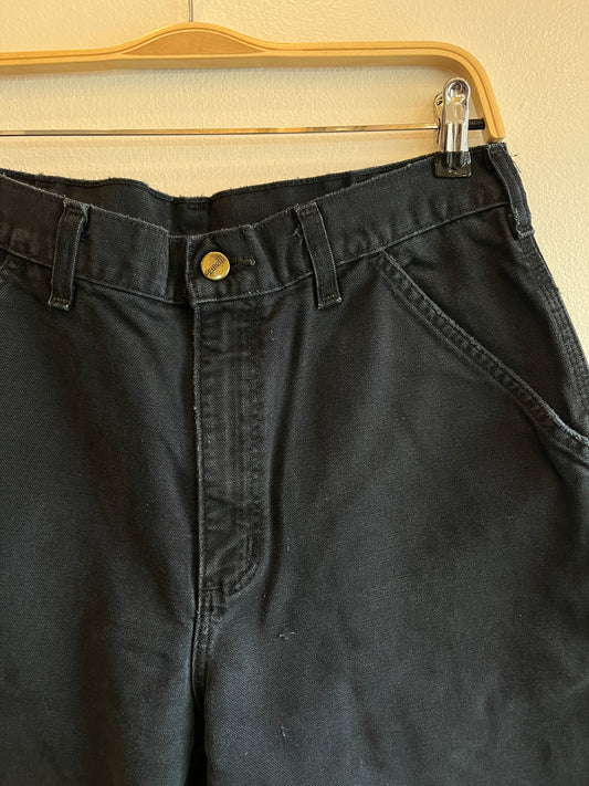 Vintage Y2K Carhartt Black Canvas Work Pants