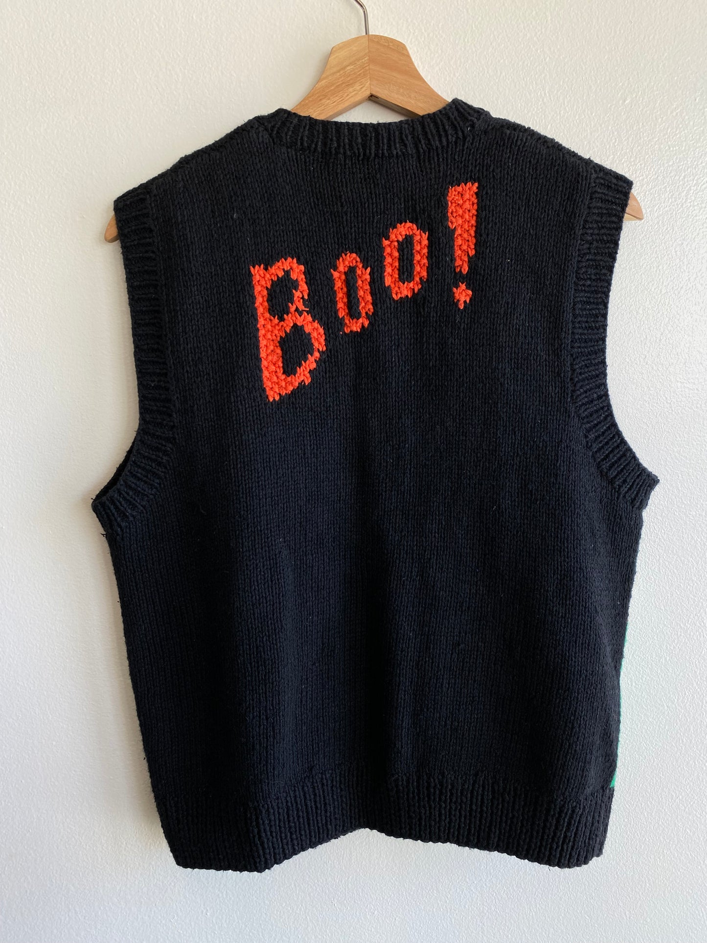 Vintage 1980’s Halloween Novelty Knit Sweater Vest