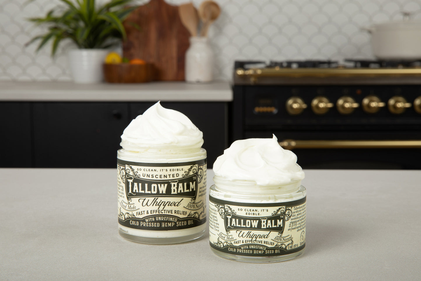 Roots & Leaves - Whipped Tallow Balm with Hemp Seed Oil - La Lovely Vintage