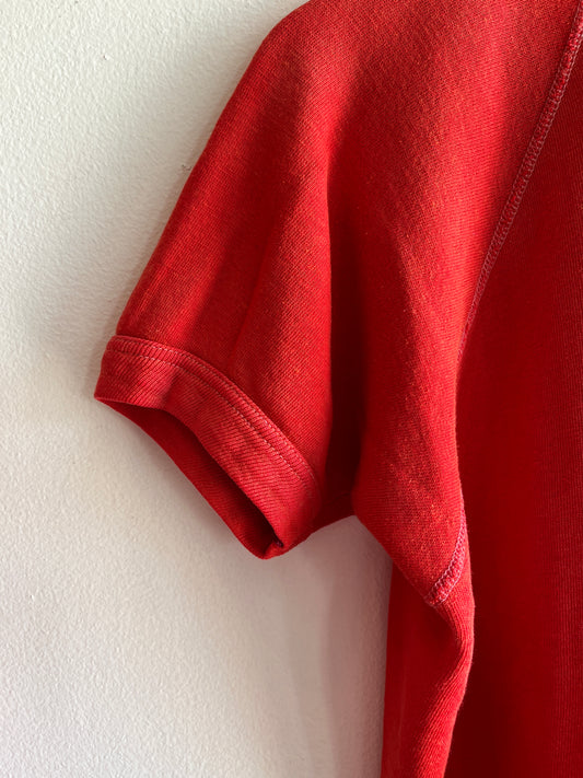 Vintage 1970’s Red Short-Sleeved Sweatshirt