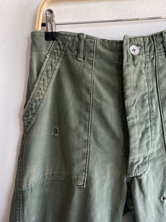 Vintage 1970’s OG-107 Military Fatigue Trousers - La Lovely Vintage