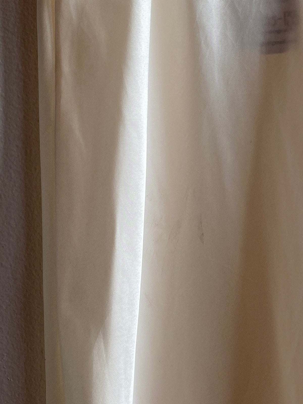 Vintage 90's White Satin and Lace Maxi Slip Dress - La Lovely Vintage