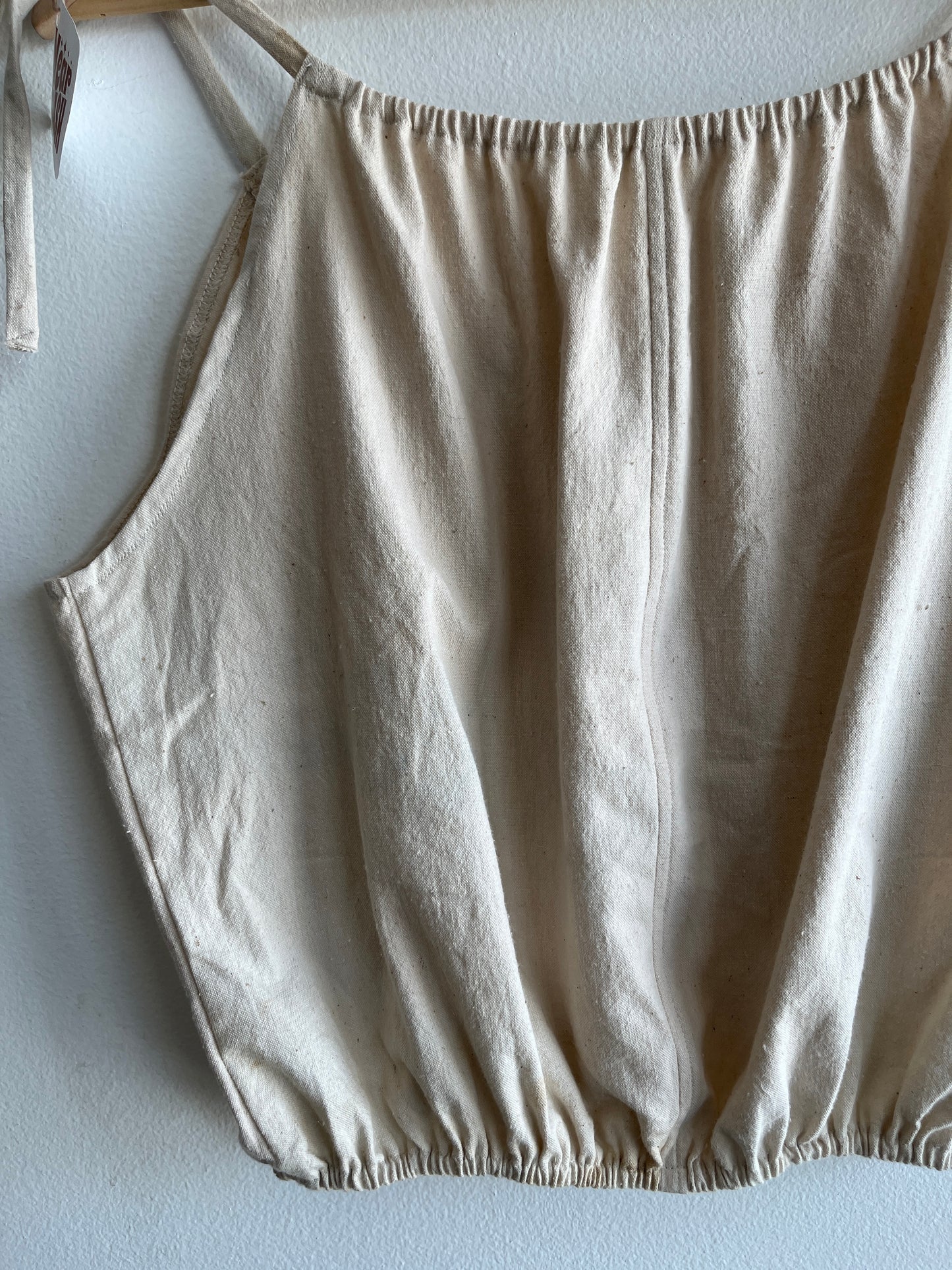 Trash Textiles - Handmade Antique Feedsack Blouse/Shirt