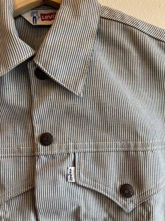 Vintage 1970’s Deadstock Levi’s “Big E” Hickory Pinstripe Jacket