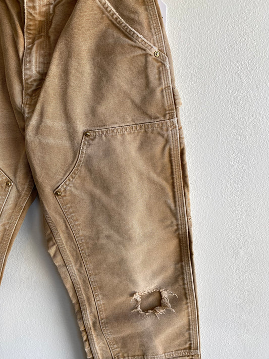 Vintage 2000’s Carhartt Twill Canvas Double Knee Work Pants