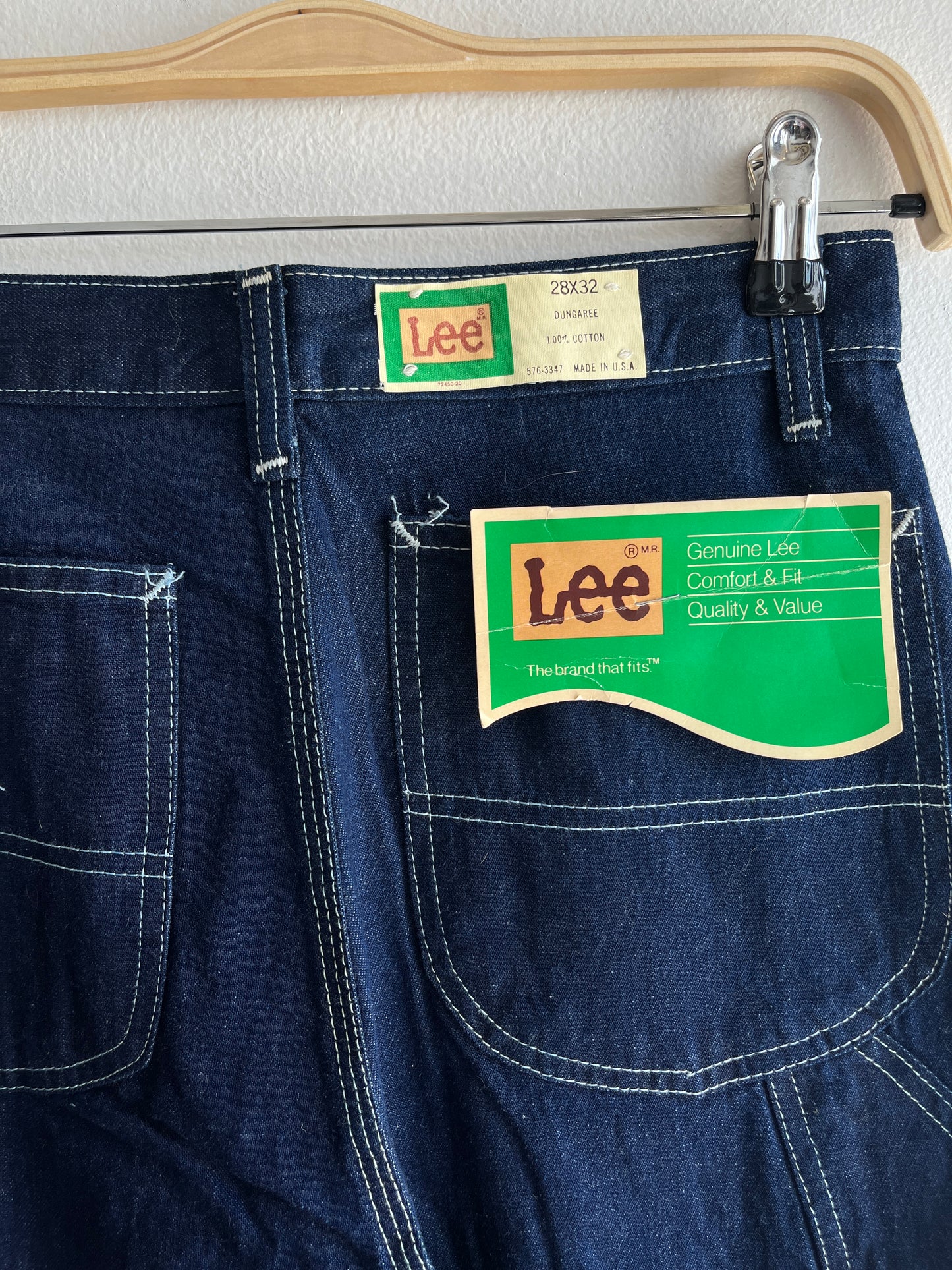 Vintage 1970’s Deadstock Lee Denim Carpenter Jeans