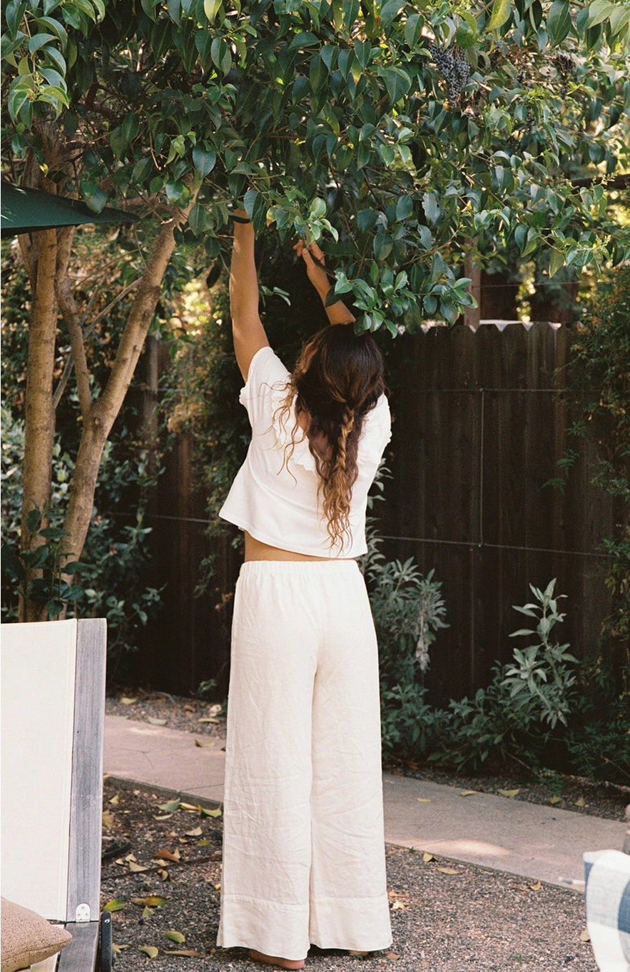 LA RELAXED - Linen Simple Pant - La Lovely Vintage
