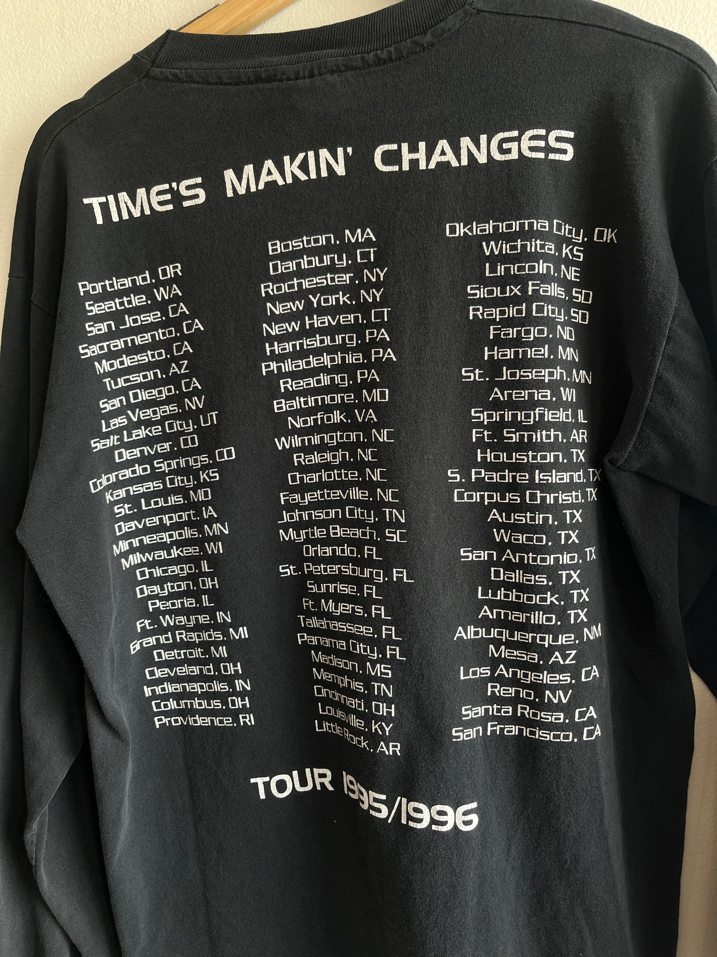 Vintage 1995 Tesla Tour T-Shirt