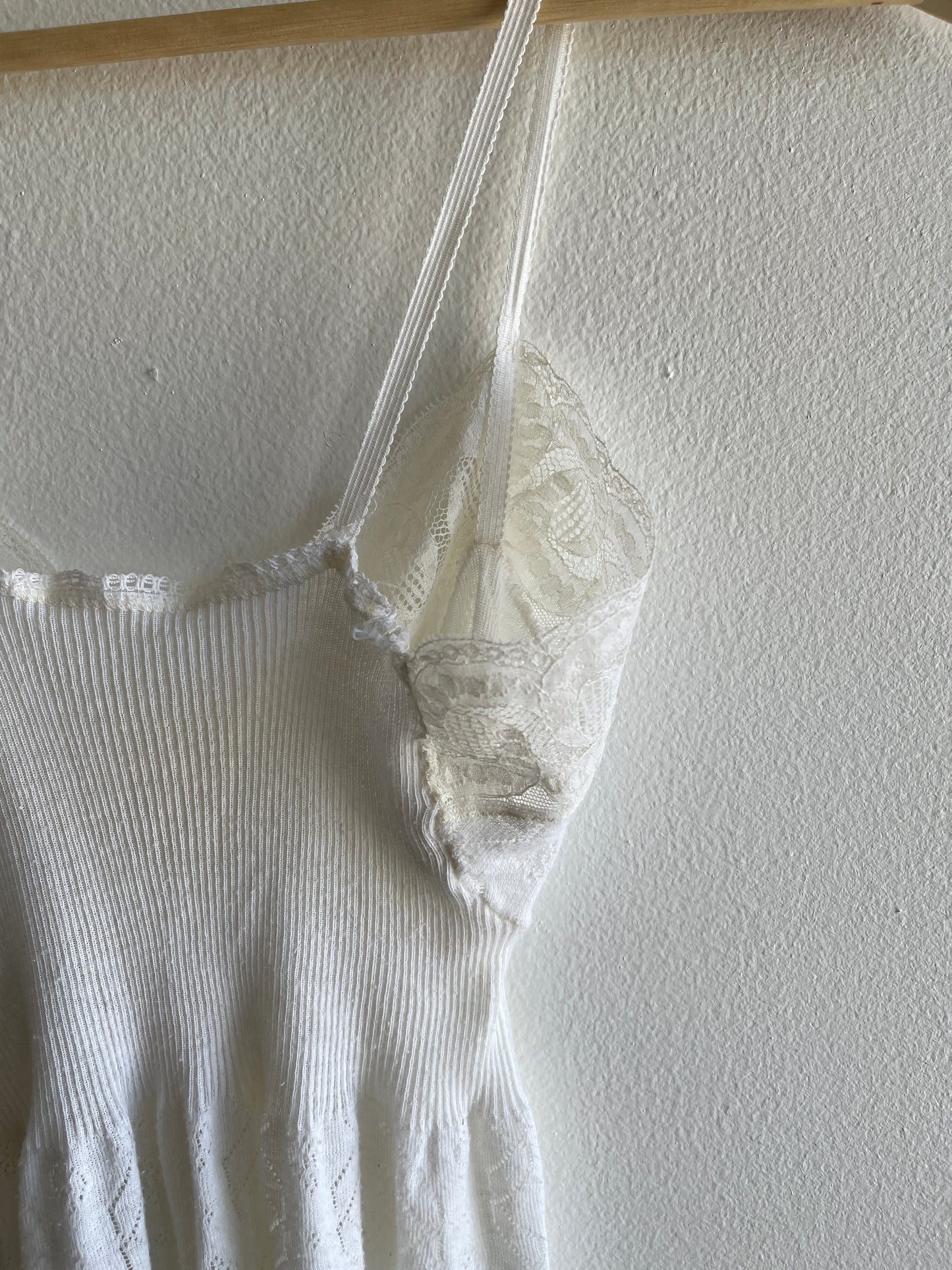 Vintage 1970’s Knit Lace Tank-Top