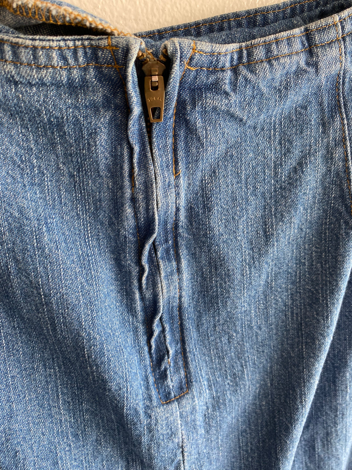Vintage 1980’s Denim Midi Skirt - La Lovely Vintage