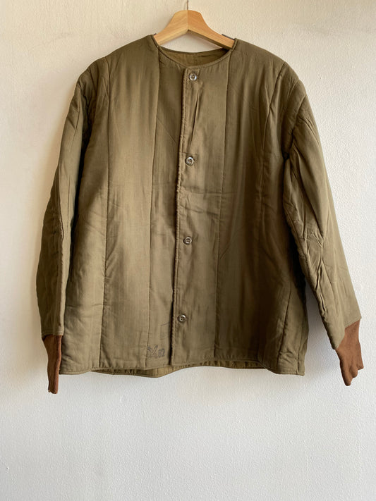 Vintage 1960’s Czech Military Quilted Liner Jacket