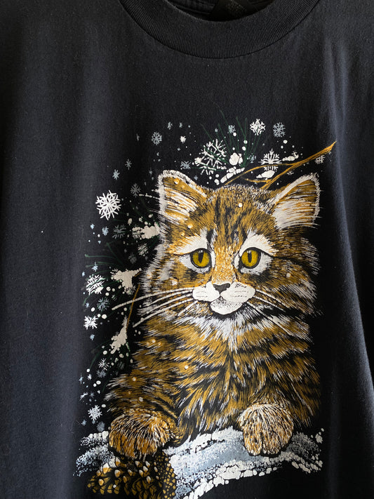 Vintage 1990's Snowy Mountain Lion T-Shirt