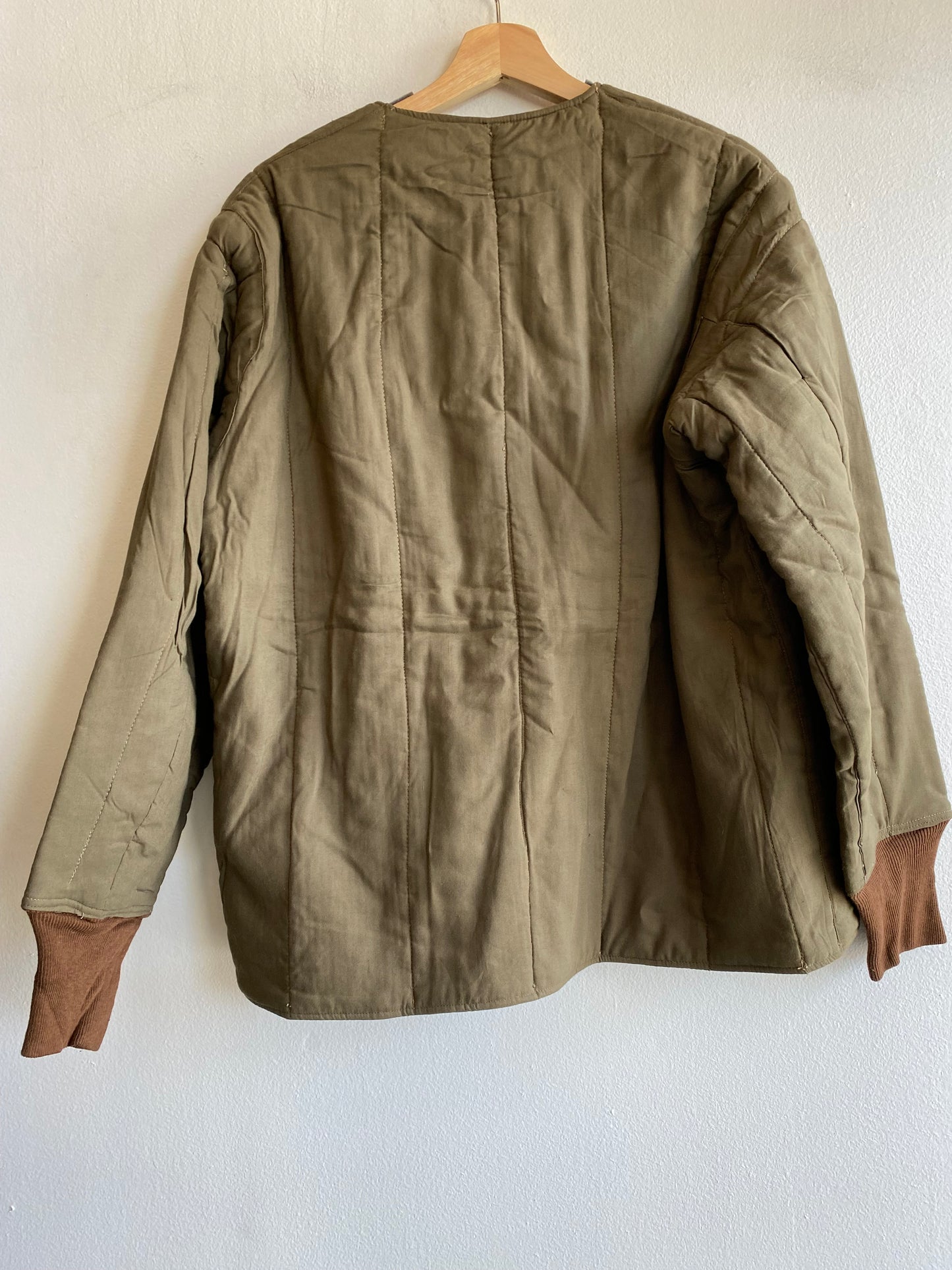 Vintage 1960’s Czech Military Quilted Liner Jacket
