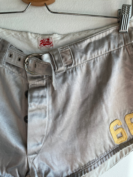 Vintage 1940/50’s Rayon Belted Gym Shorts