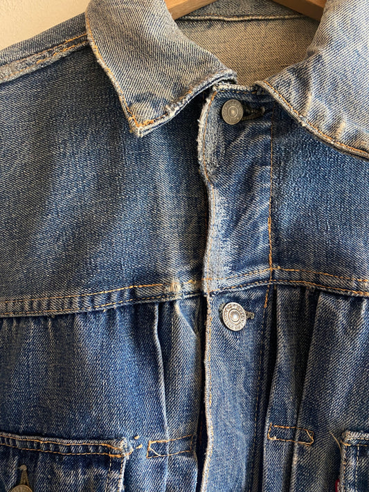 Vintage 1950/60’s Levi’s “Type 2” 507XX Denim Trucker Jacket - La Lovely Vintage