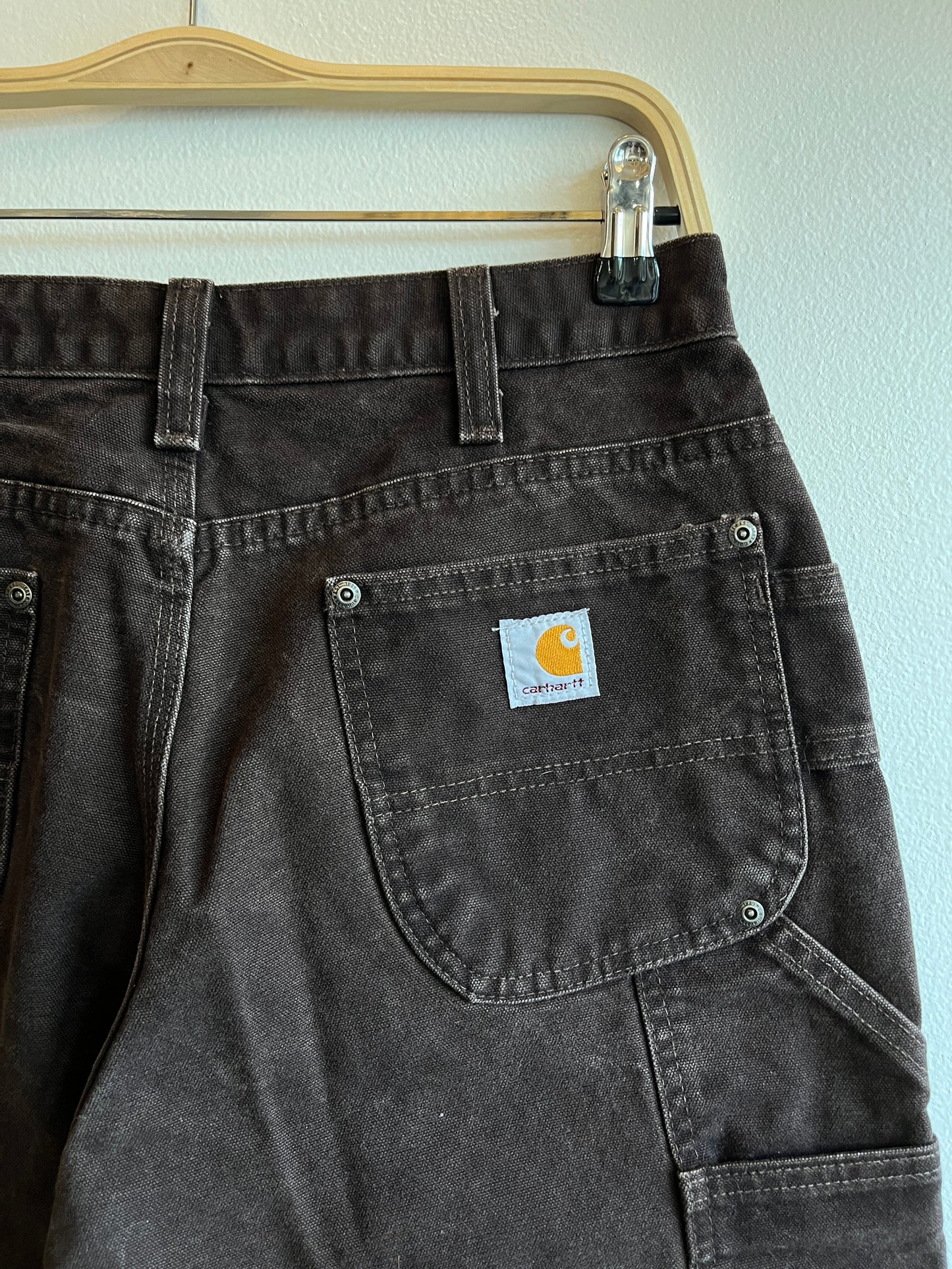 Vintage Y2K Carhartt Double Knee Canvas Work Pants