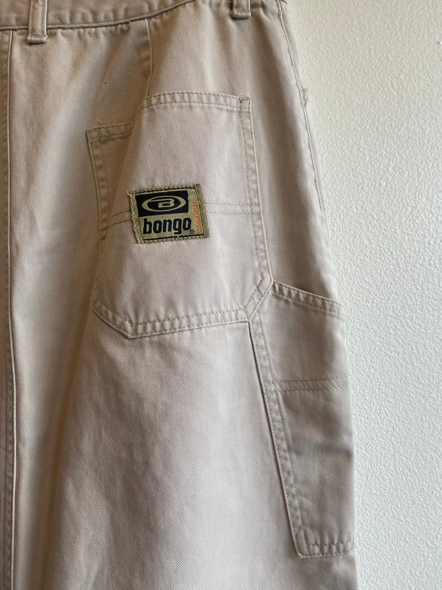 Vintage Y2K Tan Bongo Maxi Skirt