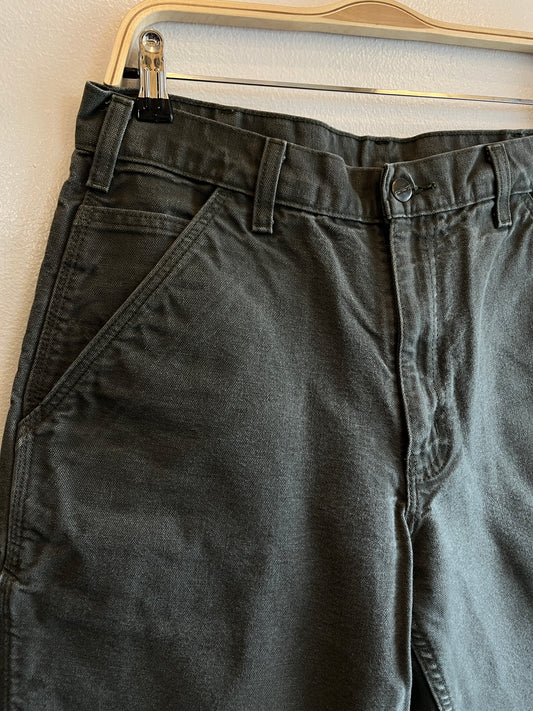 Vintage 2000’s Carhartt Olive Canvas Work Pants